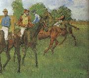 Edgar Degas The horse in the race painting